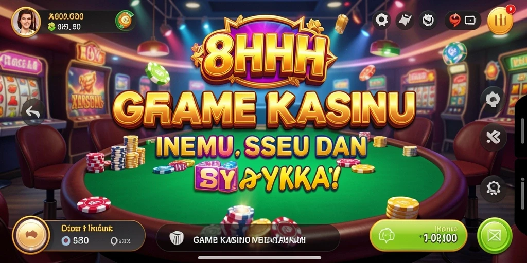 Gameplay seru dan menarik dalam 8HHH kasino.