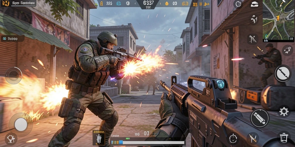 Antusiasme dan ketegangan dalam setiap pertempuran FPS.