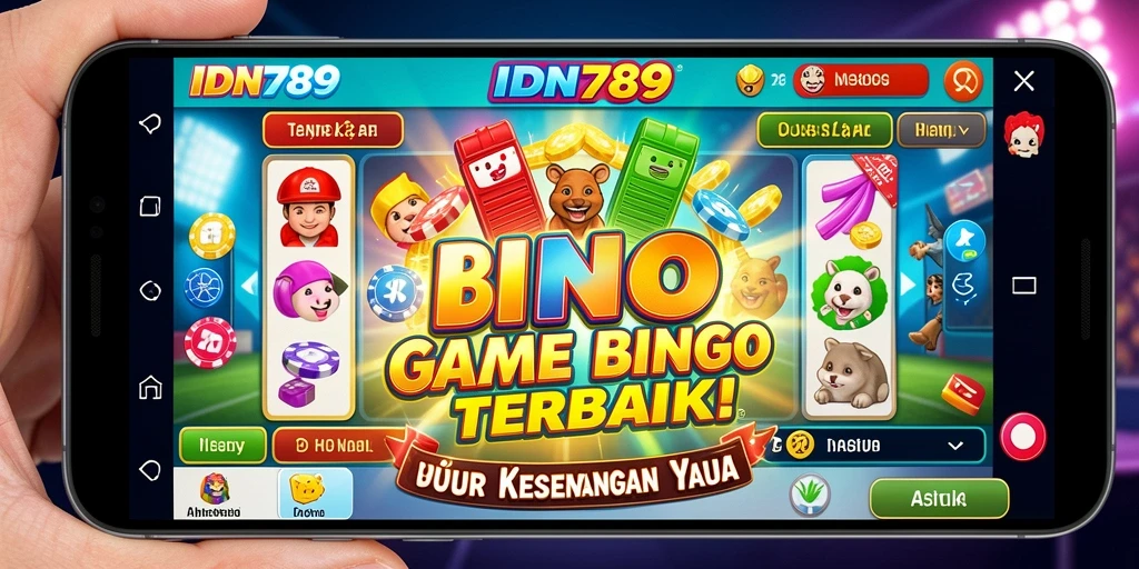 Tampilan gameplay seru Bingo di IDN789 dengan berbagai pilihan.