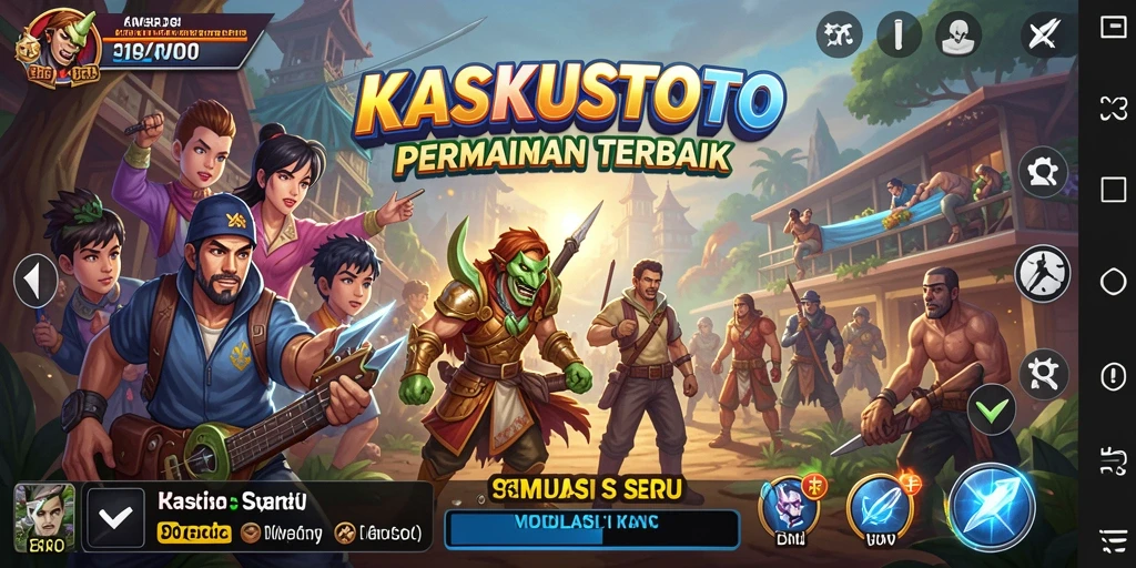 Tangkapan layar KASKUSTOTO memperlihatkan aksi gameplay yang mendebarkan.