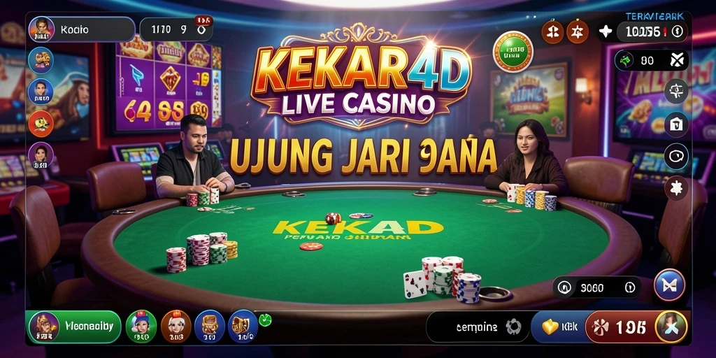 Tampilan menarik gameplay Live Casino di KEKAR4D.