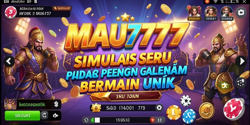 Tampilan gameplay menarik dalam MAU777 yang menonjol.