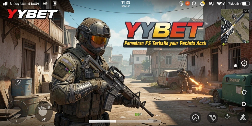 Tangkapan layar utama YYBET menampilkan aksi seru dan dinamis permainan FPS.